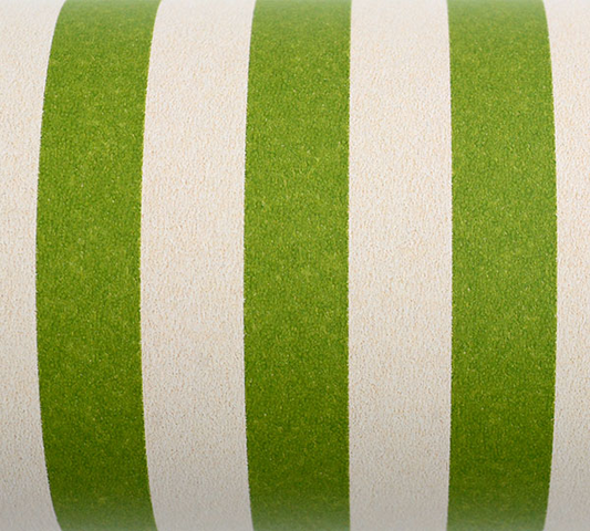 Regular Stripe Gift Wrap - Olive/White on Kraft
