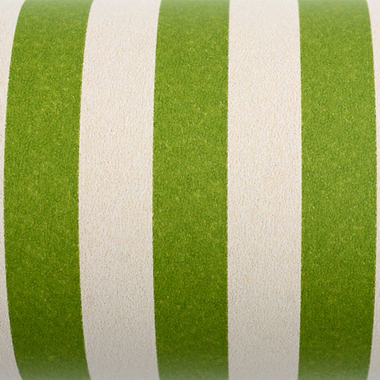 Regular Stripe Gift Wrap - Olive/White on Kraft