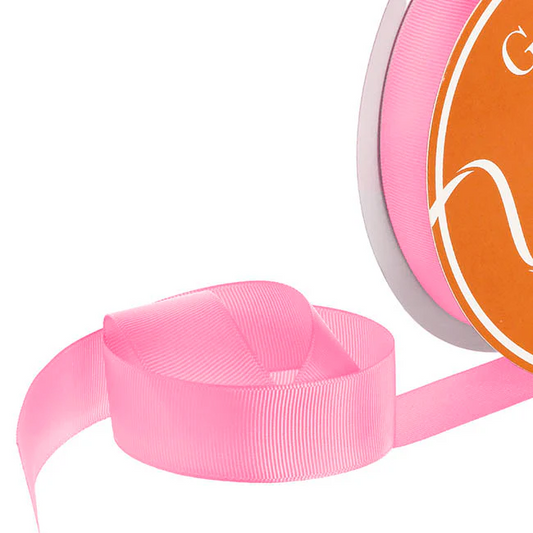 Grosgrain Plain Ribbon - Medium Pink