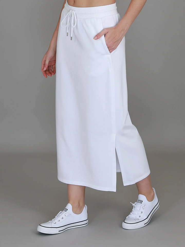 Roberta Midi Skirt - White