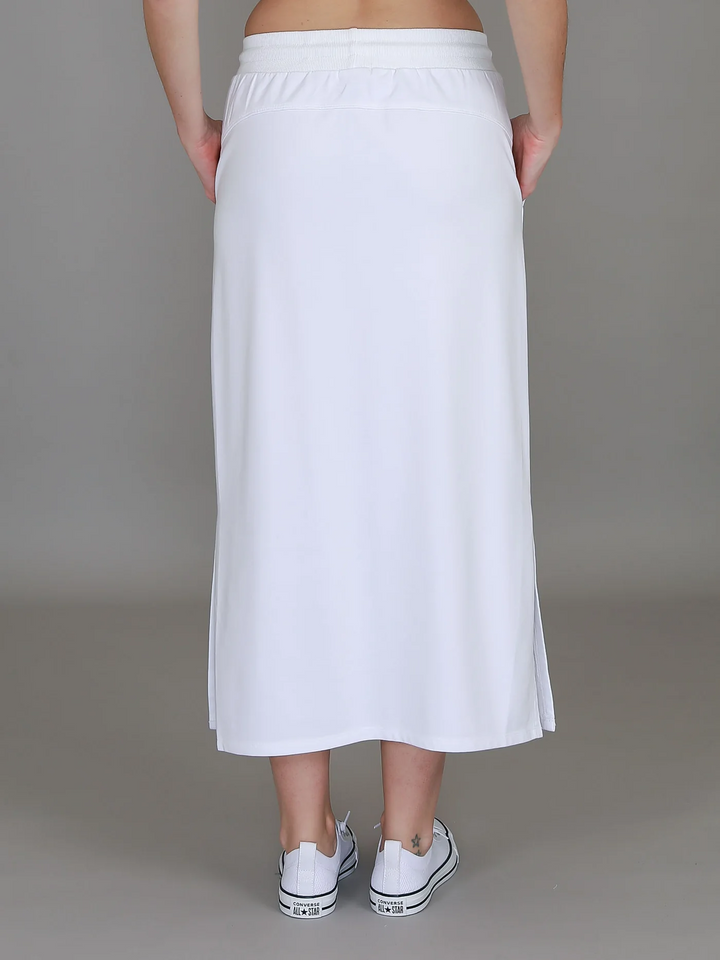 Roberta Midi Skirt - White