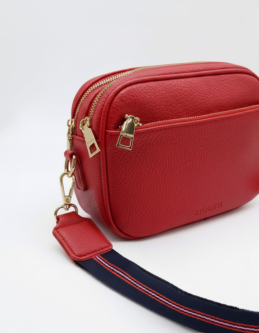 Ruby London Cross Body Bag – Red