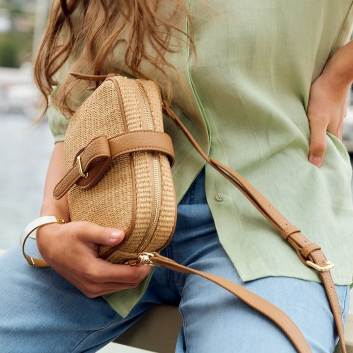 Ruby Palma Cross Body Bag - Tan