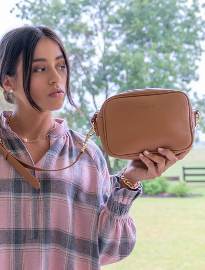 Ruby Sports Cross Body Bag - Tan