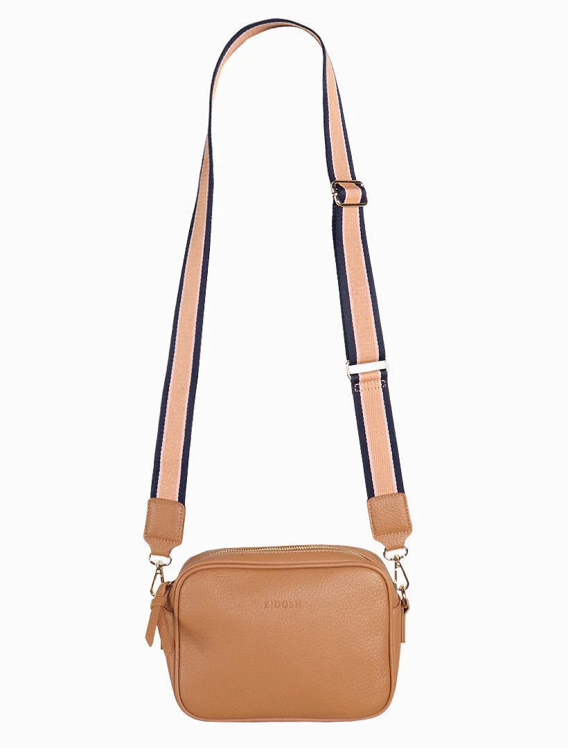 Ruby Sports Cross Body Bag - Tan