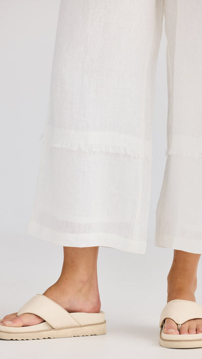 Sailor Linen Pant - White
