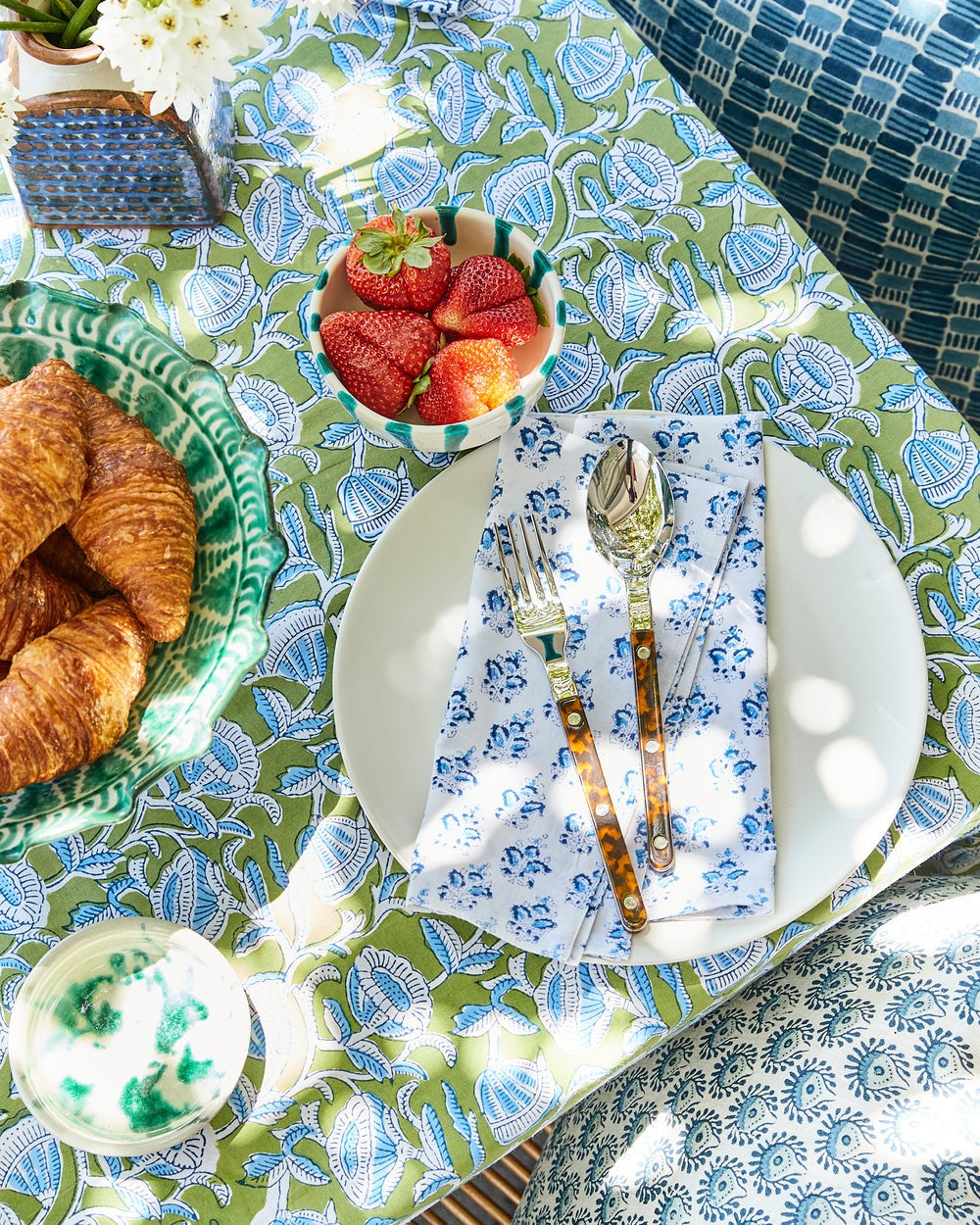 Sanganer Azure Napkin Set