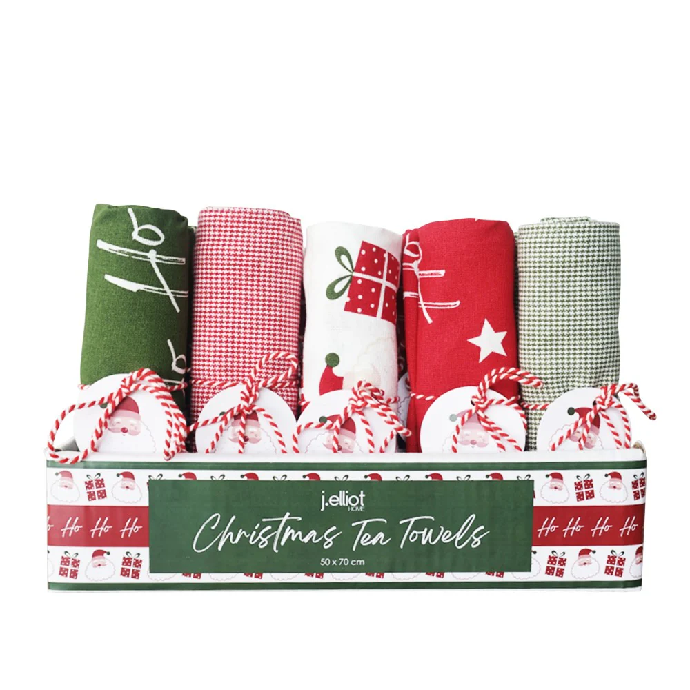 Santa Gift Tea Towels