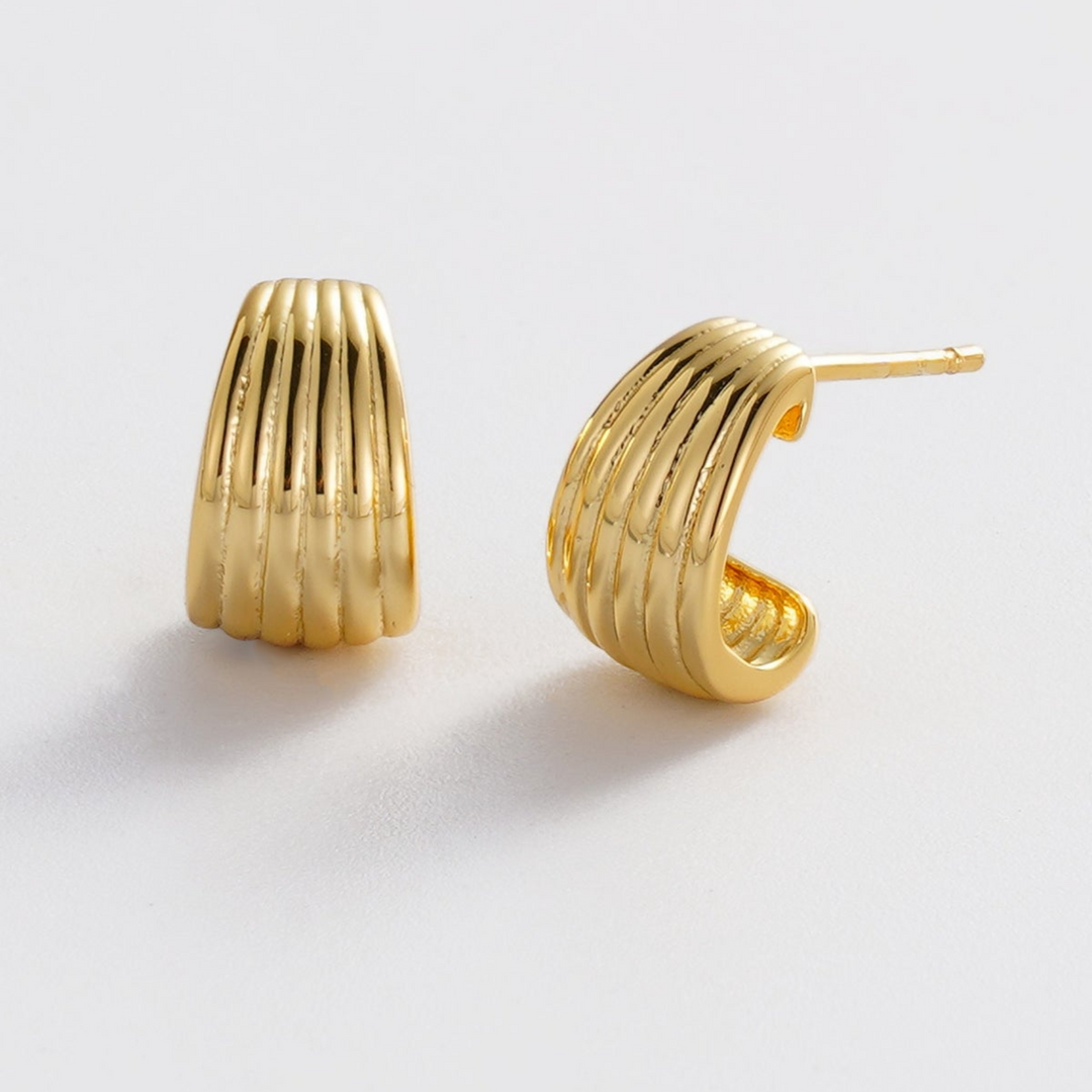 Sasha Hoop Small - Gold