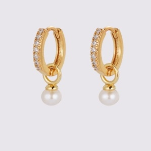 Scarlette Hoop – Gold by Zafino