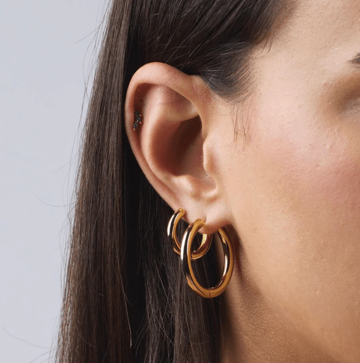Kendall Hoop Large - Gold