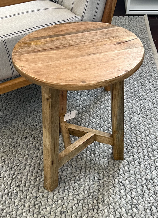 Maid Wood Round Stool