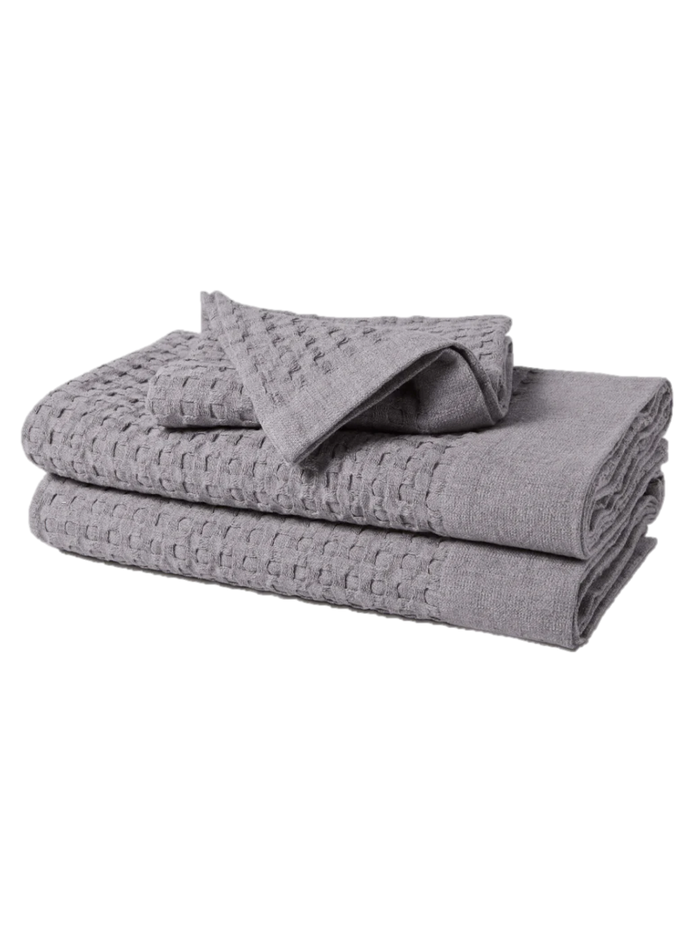 Waffle Smoke Bath Towel