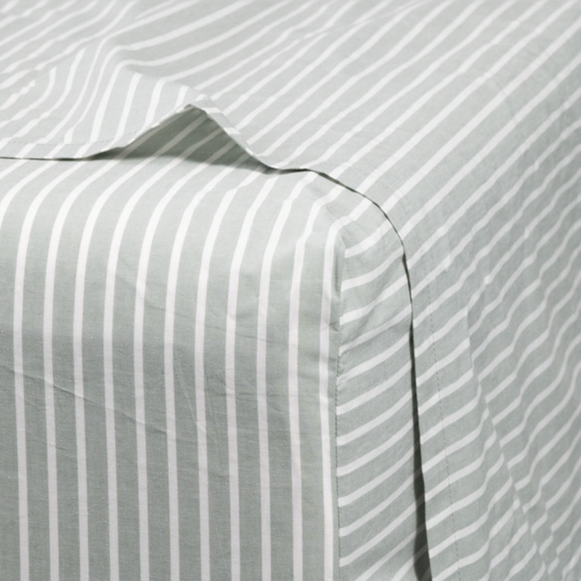 Modella Oxford Stripe Sheet Set (Queen) - Gum