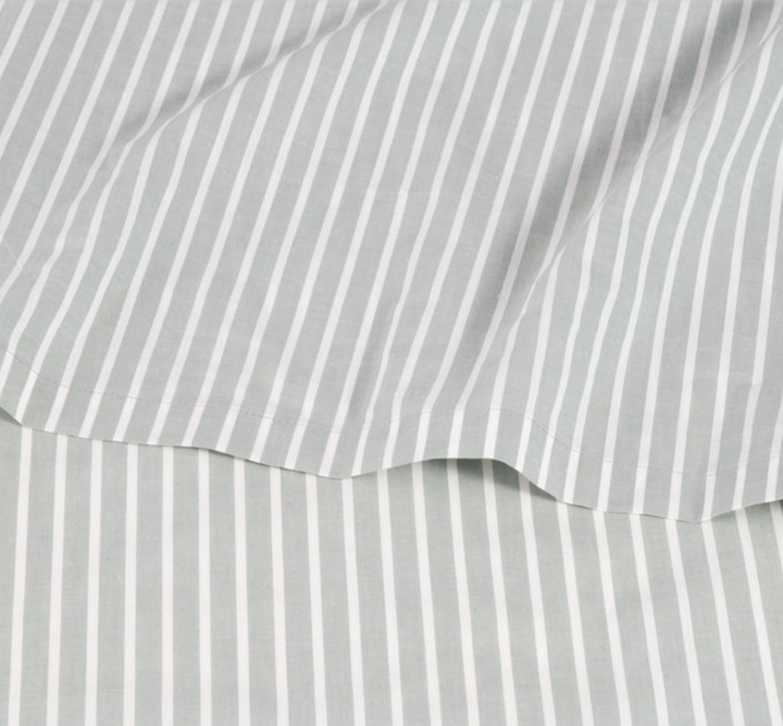 Modella Oxford Stripe Sheet Set (King) - Gum