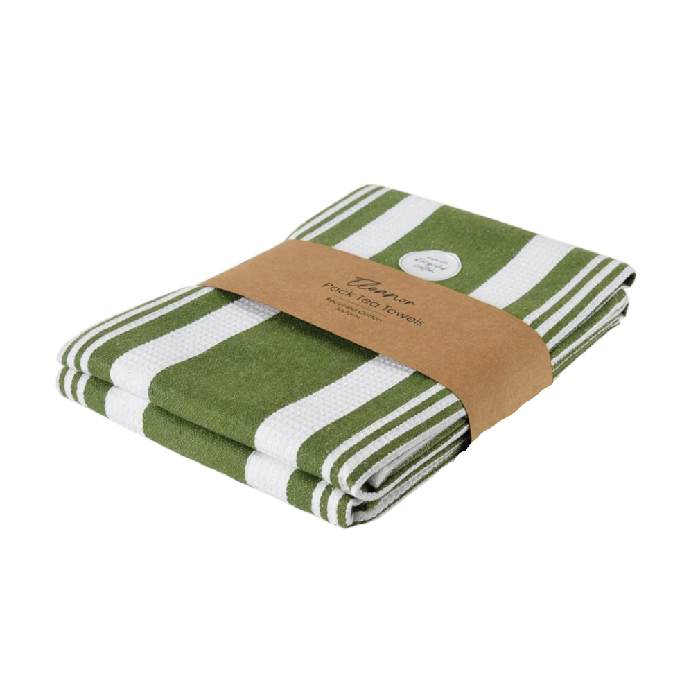 Eleanor Tea Towel Set - Olive