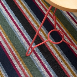 Shuffle Stripe Doormat - Petunia