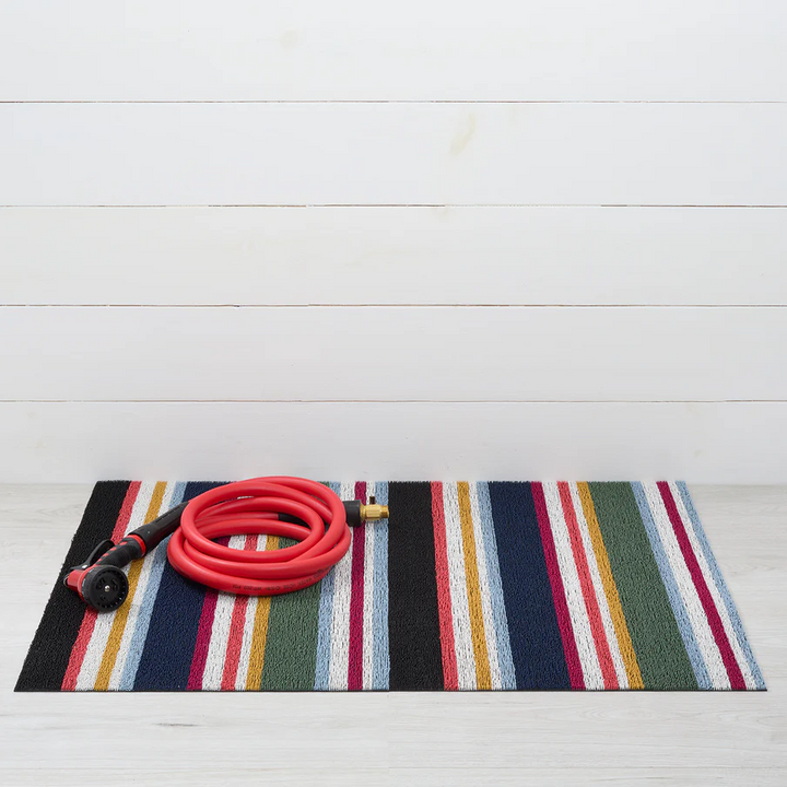 Shuffle Stripe Utility Mat - Petunia