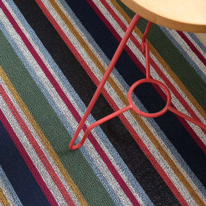 Shuffle Stripe Utility Mat - Petunia