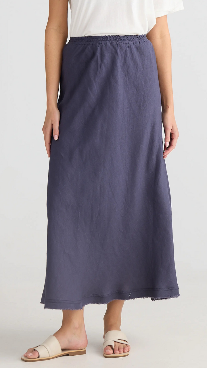 Sicily Skirt - Indigo Ash