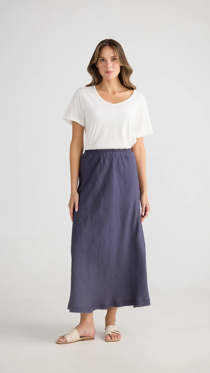 Sicily Skirt - Indigo Ash