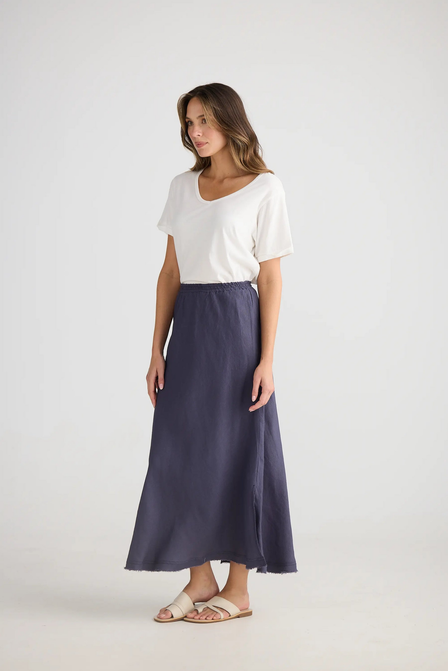 Sicily Skirt - Indigo Ash