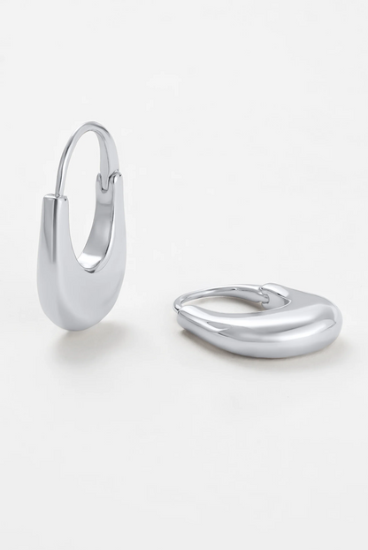 Sienna Hoop – Silver