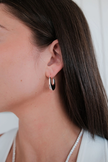 Sienna Hoop – Silver