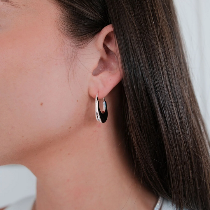 Sienna Hoop – Silver