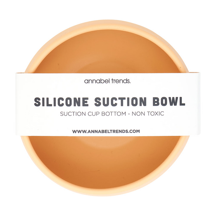 Silicone Suction Bowl - Caramel