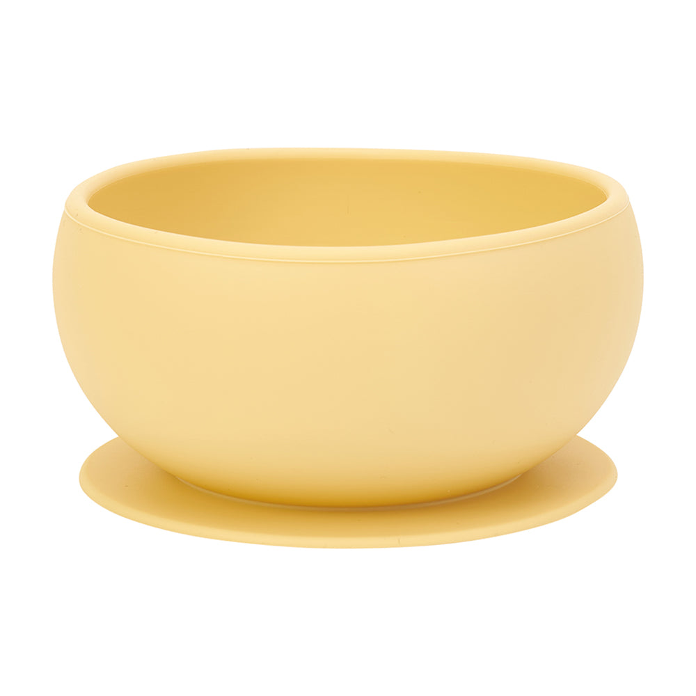 Silicone Suction Bowl - Lemon
