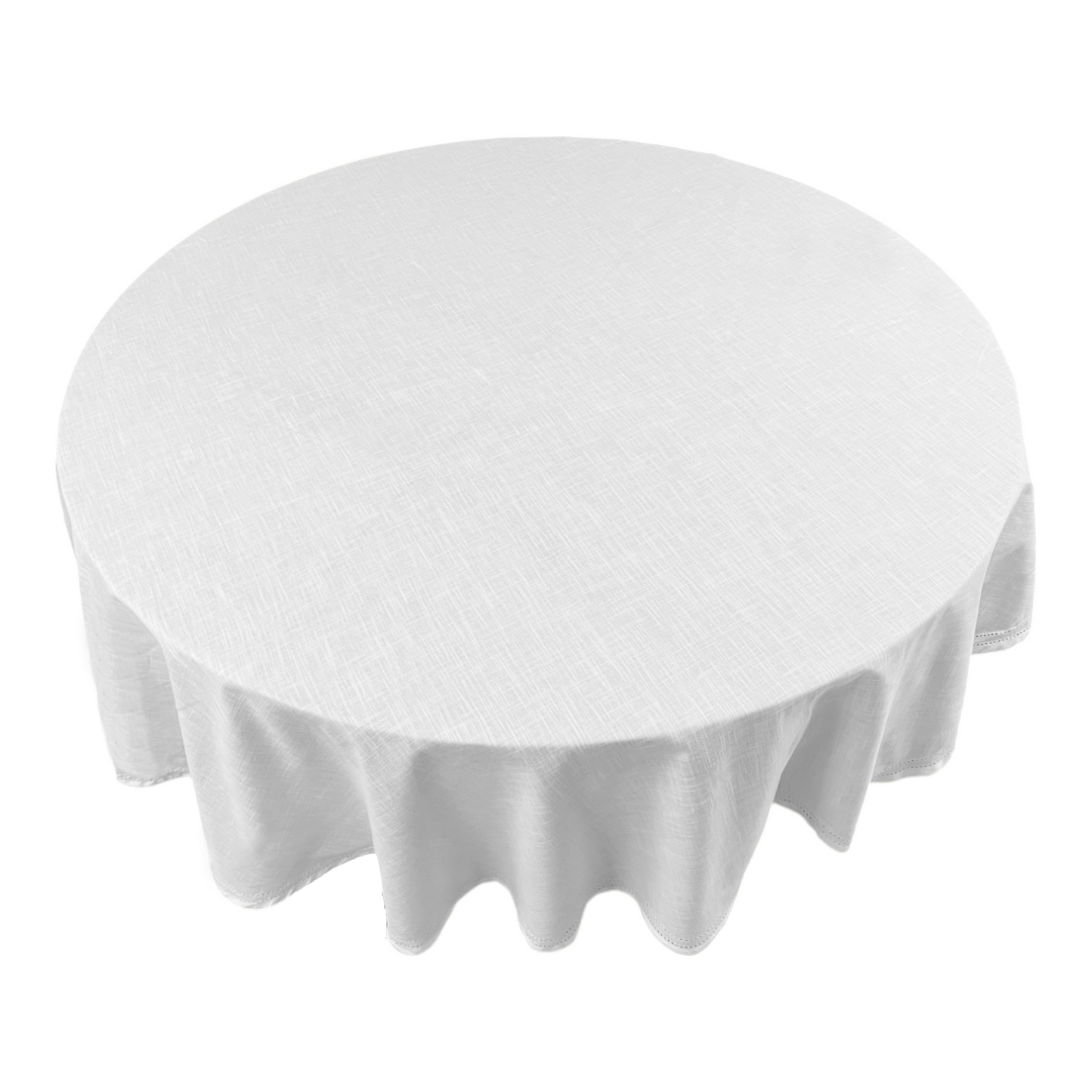 Simon Circular Tablecloth – White