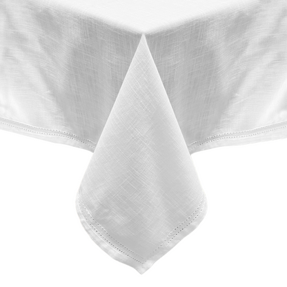 Simon Square Tablecloth – White