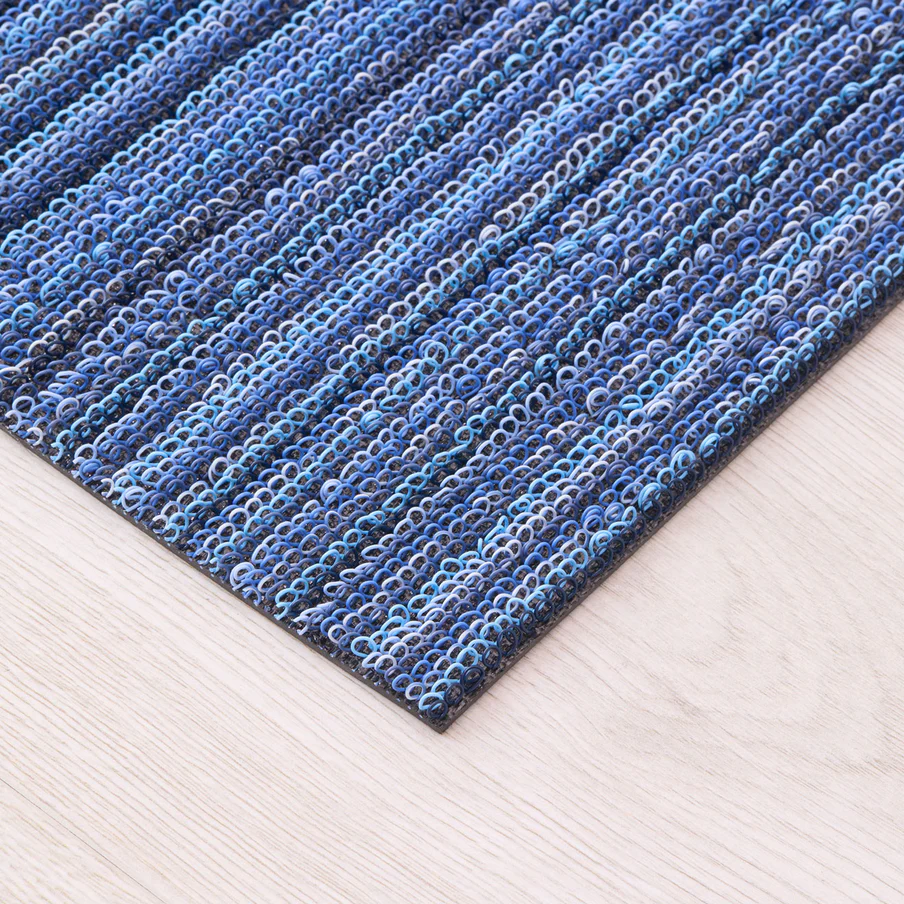 Skinny Stripe Doormat - Ocean