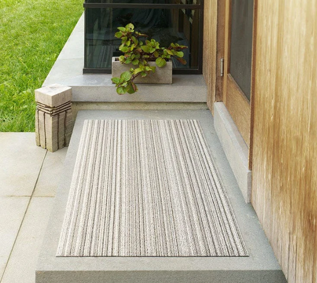 Skinny Stripe Doormat - Birch