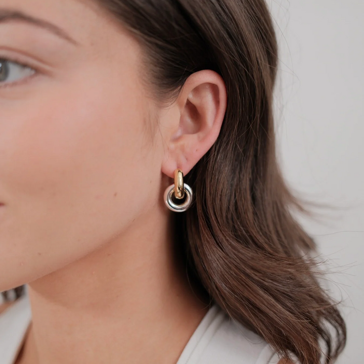Skye Hoop – Gold/Silver