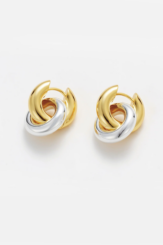 Skye Hoop – Gold/Silver