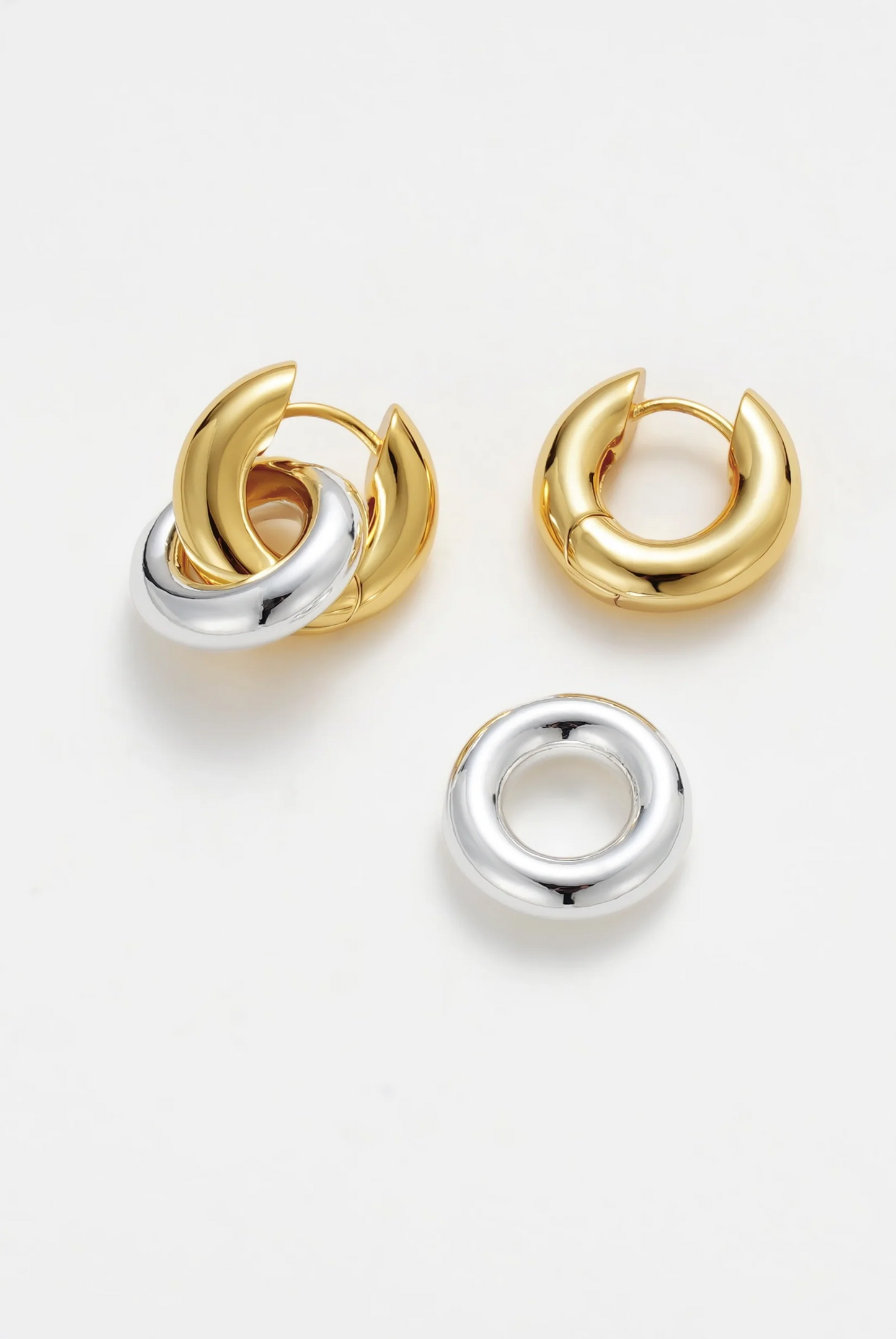 Skye Hoop – Gold/Silver