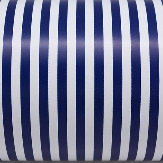 Slimline Stripe Gift Wrap - Navy On White