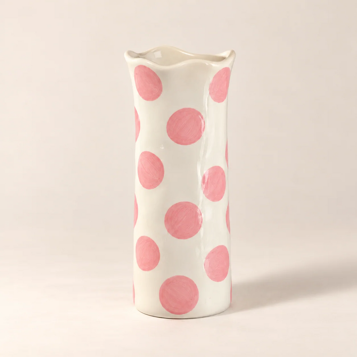 Small Spotted Vase - Pink