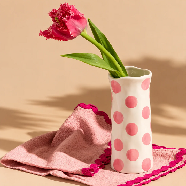 Small Spotted Vase - Pink