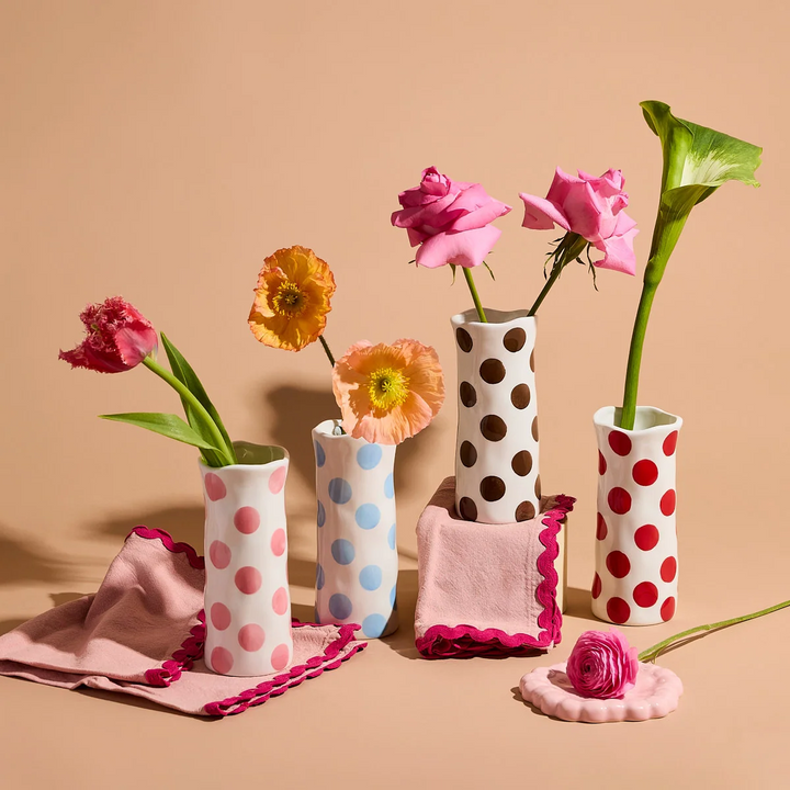 Small Spotted Vase - Pink
