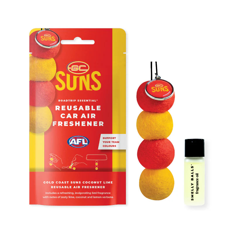 Smelly Balls AFL Gold Coast Suns - Coconut & Lime