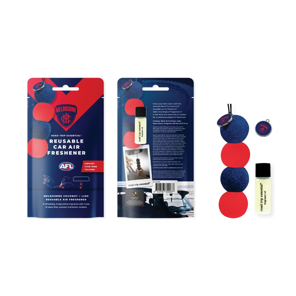 Smelly Balls AFL Melbourne Demons - Coconut & Lime