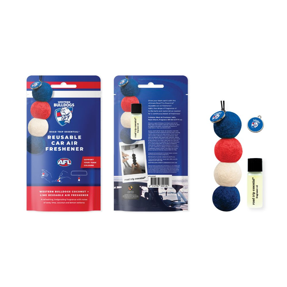 Smelly Balls AFL Western Bulldogs - Coconut & Lime