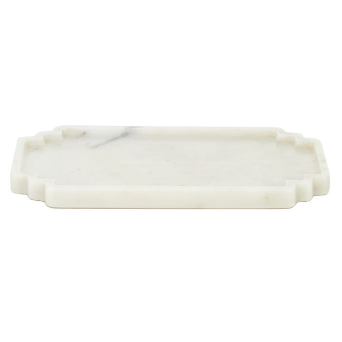 Society Marble Tray  - White