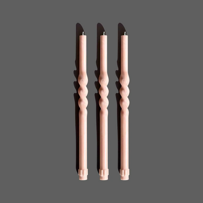 Spiral Candle Set - Clay