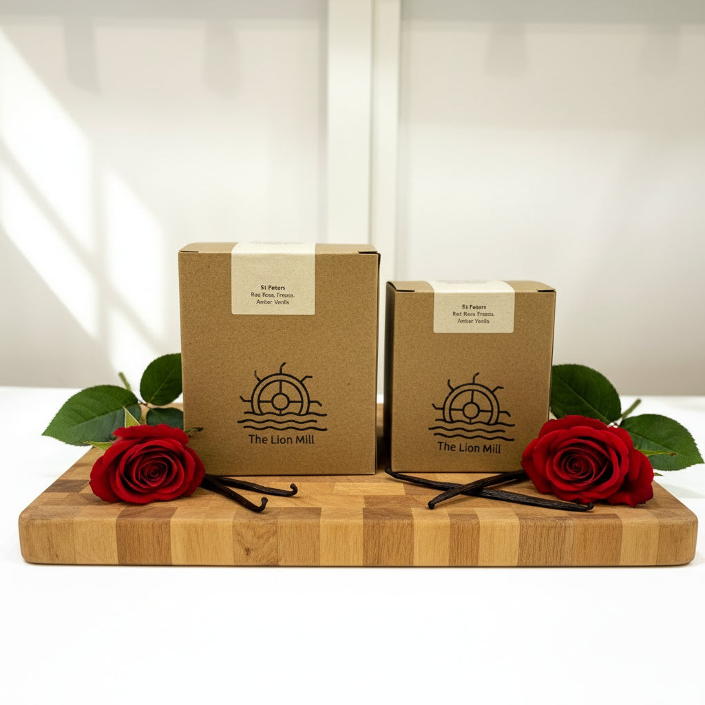 St Peters Candle - Red Rose, Freesia &amp; Amber Vanilla