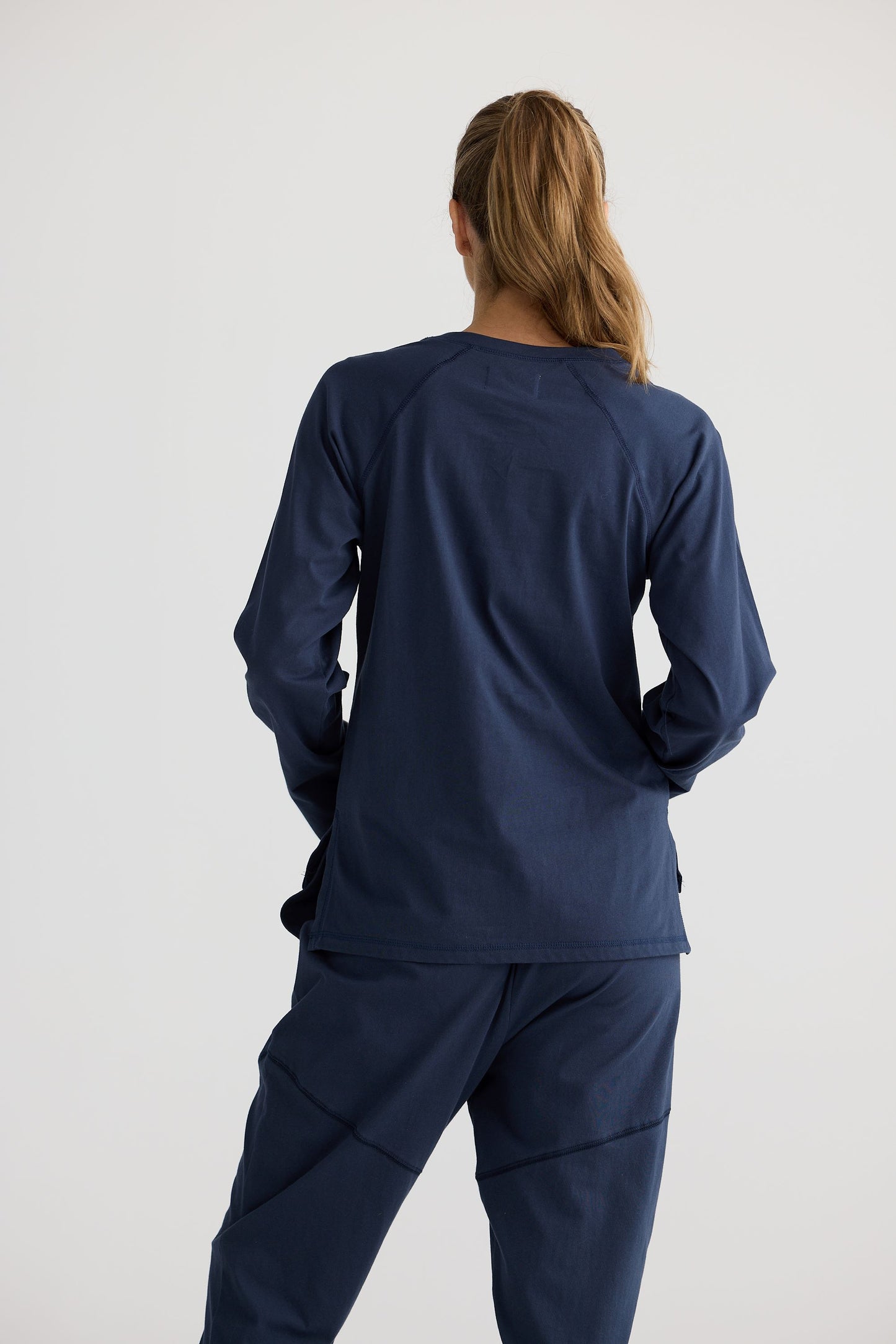 Stay Home Top - Navy