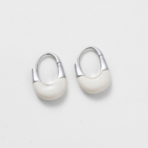 Stefi Hoop – Silver by Zafino